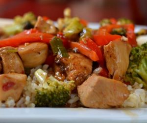 Chili Garlic Chicken Stir Fry