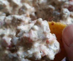EASY CHEESY SAUSAGE DIP