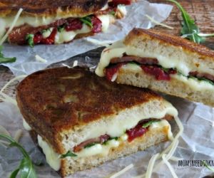 BLT with Sundried Tomatoes, Mozzarella, Parmesan, and Arugula