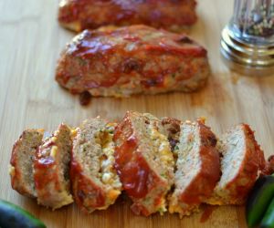 Jalapeno and Bacon Stuffed Mini Meatloaves