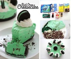 Mint OREO Cheesecake