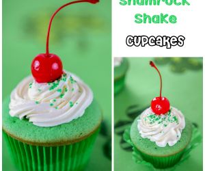 Shamrock Shake Cupcakes Recipe