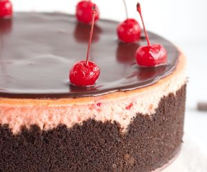 Cherry Chocolate Chip Cheesecake