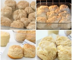CINNAMON BISCUITS with HONEY BUTTER
