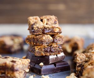 Peanut Butter Chocolate Chunk Blondies