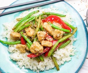 Coconut Sesame Chicken & Green Beans