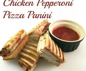 Chicken Pepperoni Pizza Panini