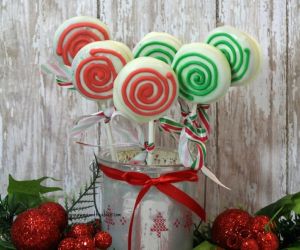 Holiday Candy Cookie Pops