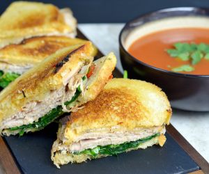 Turkey Pesto Grilled Cheese