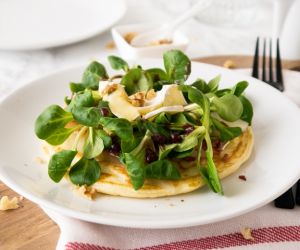 Savoury Pear and Blue Cheese Pancakes