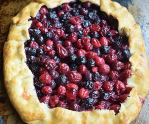 Cranberry Blueberry Galette