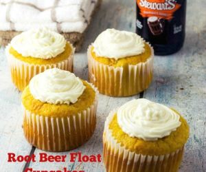 ROOT BEER FLOAT CUPCAKES