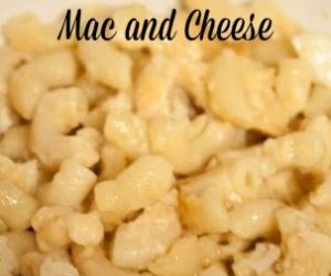 Cauliflower White Cheddar Mac and Cheese