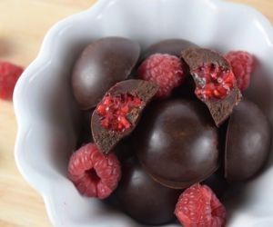 Dairy Free Raspberry Chocolates