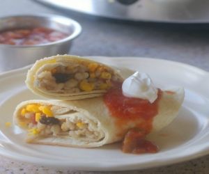 Black Bean and Barley Burritos