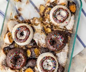 Coffee & Donuts Breakfast Bake