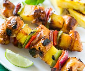 Hawaiian Chicken Kabobs