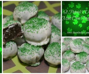 St. Patrick's Day Mint Oreo Truffles