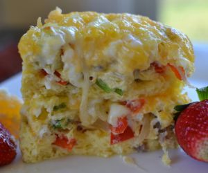 Sausage and Pepper Egg Bake