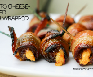 Pimento Cheese-Stuffed Bacon Wrapped Dates #SundaySupper