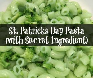 Green St. Patrick's Day Pasta