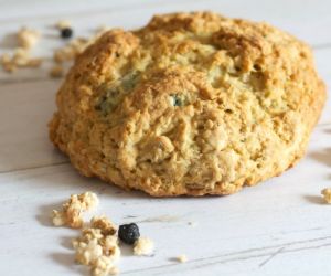 Blueberry Granola Soda Bread