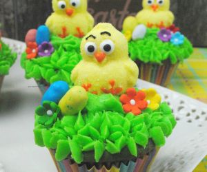 Easter Duck Cupcakes