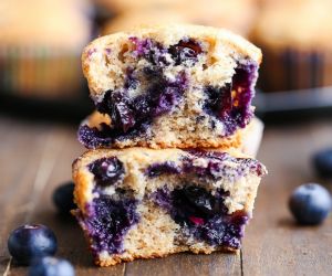 Vegan Blueberry Muffins