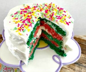 Rainbow Cake Recipe - Perfect for Spring Celebrations!