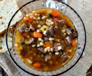 Slow Cooker Beef and Barley Soup Recipe