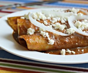 Fast and Easy Mexican Mole Enchiladas