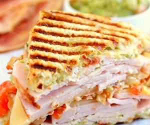 Turkey, Bacon and Guacamole Panini