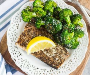 Roasted Garlic Parmesan Broccoli