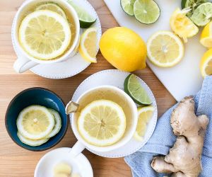 Citrus Honey Ginger Tea