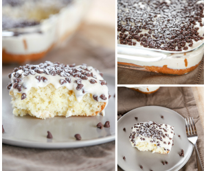 Cannoli Cake with Cannoli Cream Frosting