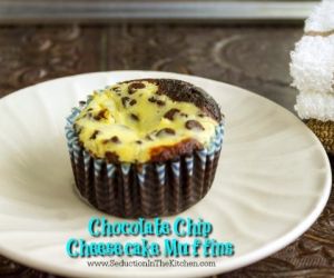 CHOCOLATE CHIP CHEESECAKE MUFFINS