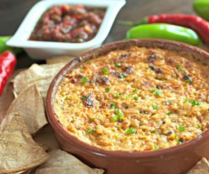 Hella Spicy Cheesy Chicken Dip