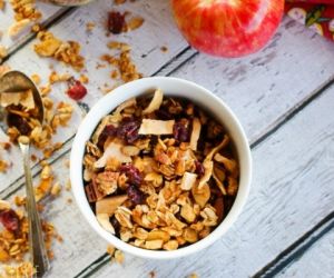 Nutty Spiced Apple Granola