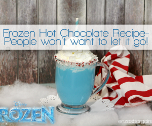 Disney’s Frozen Hot Chocolate Recipe – Blue Hot Chocolate