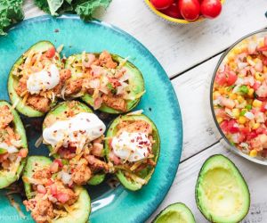 Chicken Taco Avocado Boats