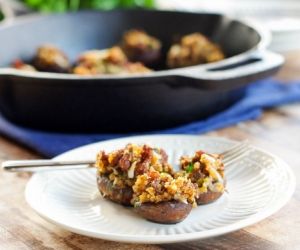 Chorizo & Manchego Stuffed Mushrooms