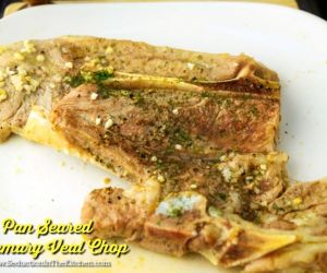 PAN SEARED ROSEMARY VEAL CHOP