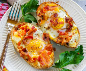 Incredible Edible Egg & Potato Boats