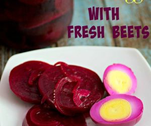 Paleo Pickled Eggs with Fresh Beets