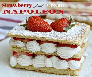 Strawberry and Cream Napoleon Recipe