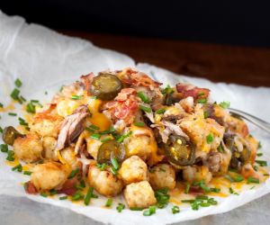 Ultimate Barbecue Tater Tot Nachos