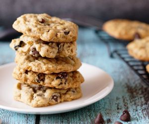 Triple Berry Chocolate Chip Oatmeal Cookies