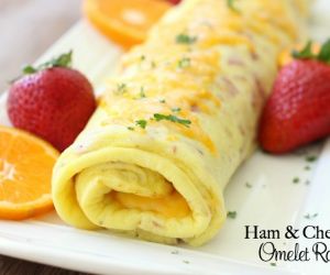 HAM & CHEESE OMELET ROLL
