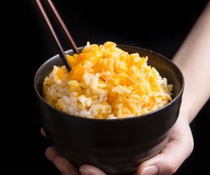 Kabocha Squash (Japanese Pumpkin) Pressure Cooker Rice