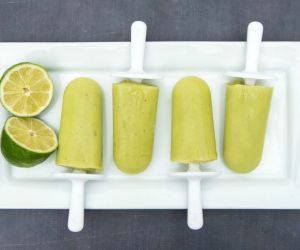 Avocado Lime Popsicles